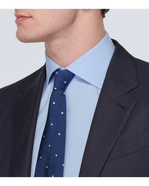 Loro Piana Krawatte aus Seide in Blue für Herren
