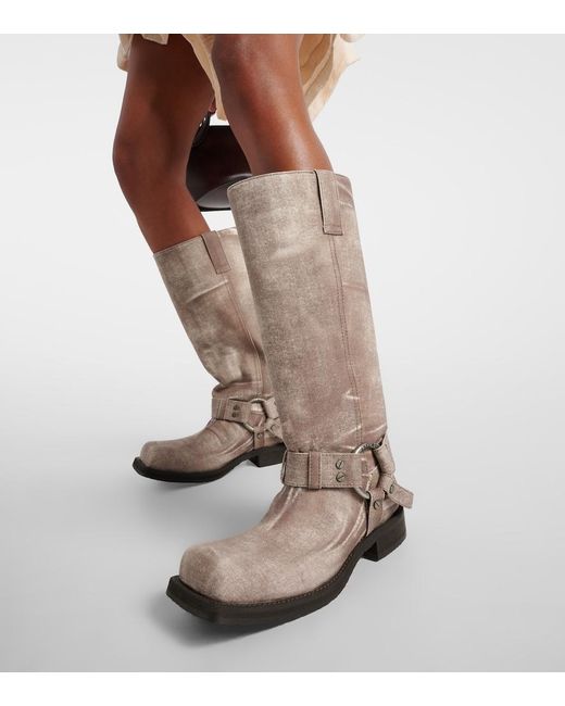 Acne Brown Balius Boots