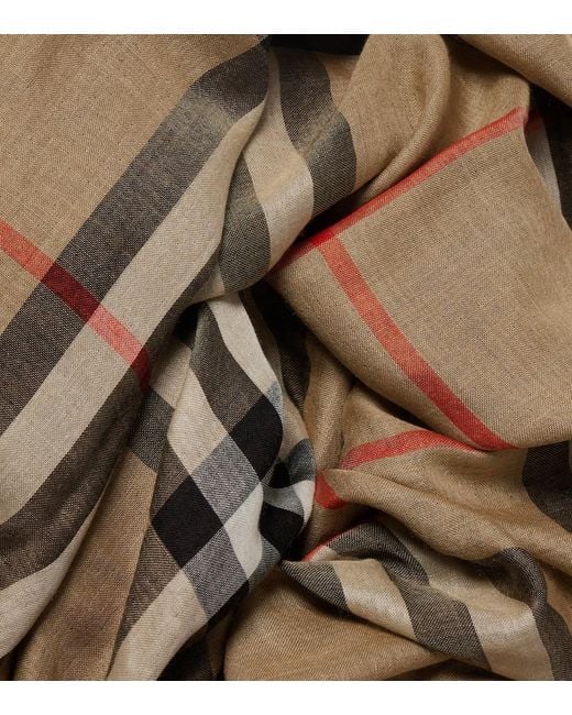 Sciarpa di Burberry in Natural