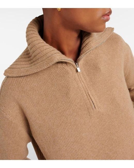 Loro Piana Brown Parksville Cashmere Sweater