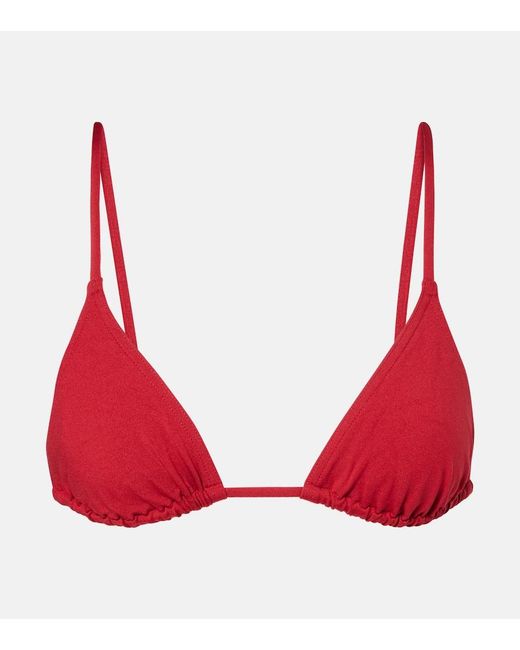 Eres Red Mouna Bikini Top