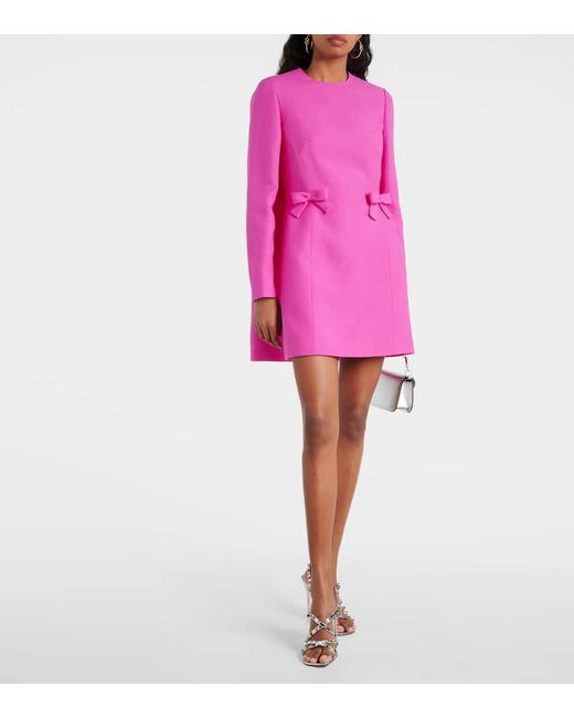 Valentino Pink Minikleid aus Crepe Couture