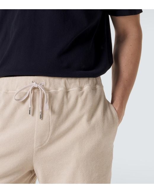 Fedeli Natural Cotton Terry Shorts for men