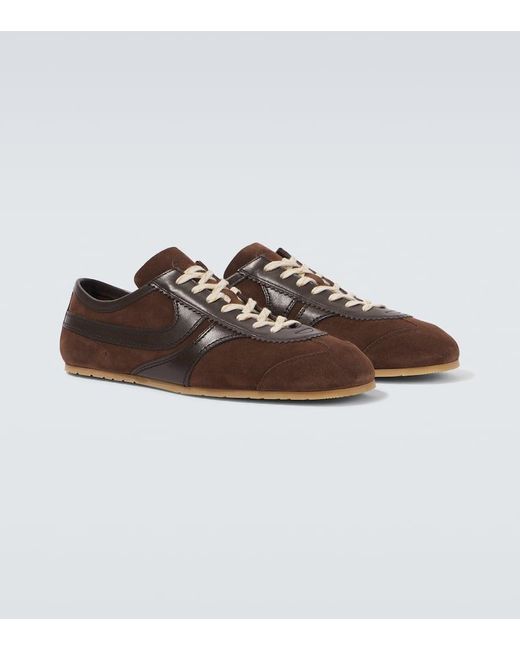 Baskets En Daim Dries Van Noten pour homme en coloris Brown