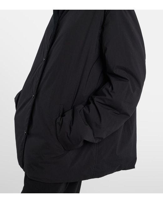 The Row Black Evadne Technical Overshirt