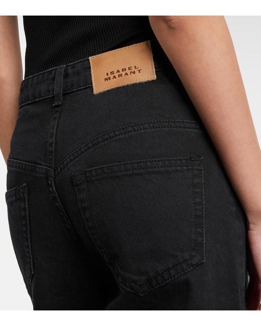 Isabel Marant Black Lemony Wide-Leg Jeans