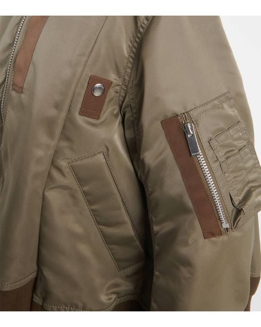 Sacai Natural Technical Twill Blouson