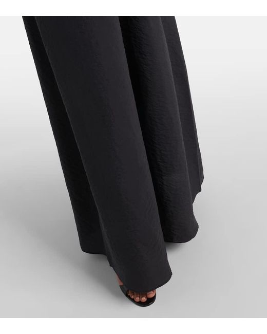 Rohe Black Maxikleid Aus Einem Seidengemisch