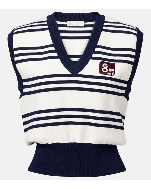 Tory Burch Blue Pullunder