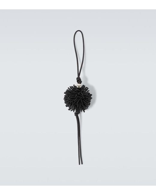 Loewe Metallic Hedgehog Beaded Bag Charm for men
