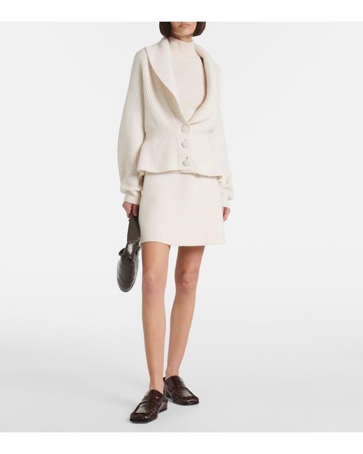 Lisa Yang White Freya Knitted Cashmere Tank Top