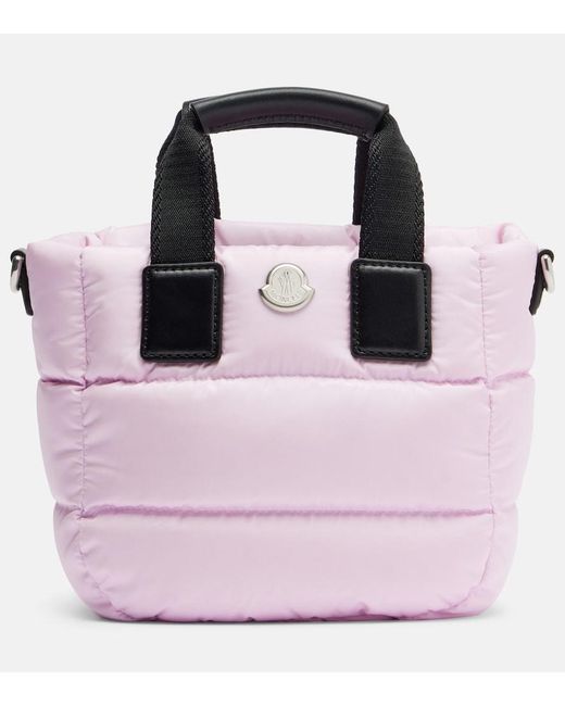 Moncler Pink Cardoc Micro Down Top-Handle Bag