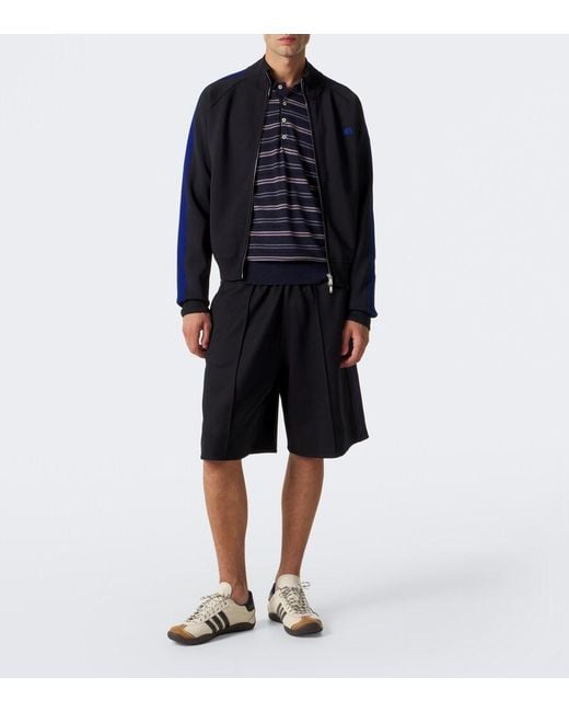 Wales Bonner Black Form Jersey Shorts for men