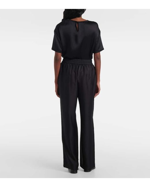 Pantaloni A Gamba Larga di Lisa Yang in Black