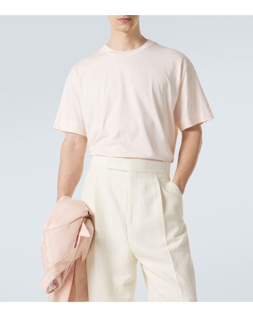 Umit Benan White Paradiso Cotton Jersey T-Shirt for men