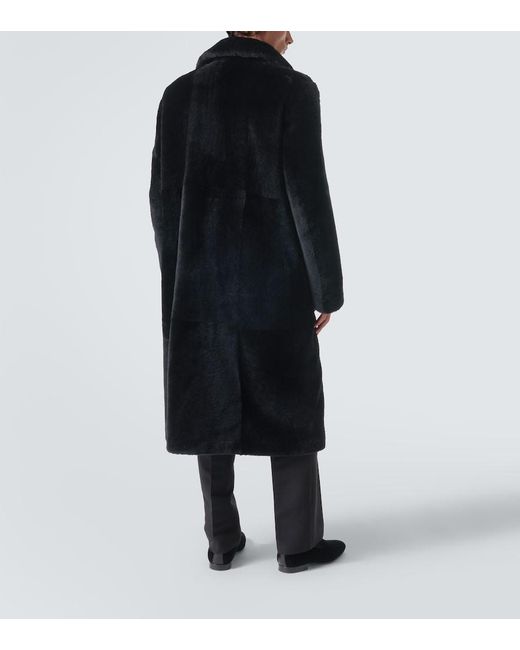 Loro Piana Mantel Emiliano Aus Shearling in Black für Herren