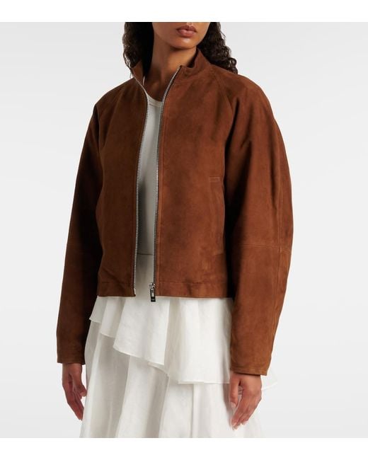 Alaïa Brown Suede Jacket