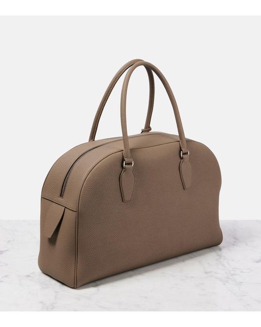 The Row Brown India 15.75 Leather Tote Bag