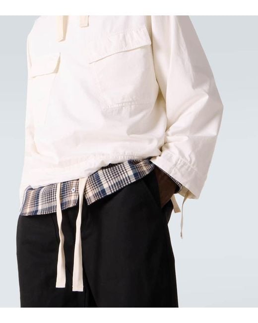 Studio Nicholson White X Aaron Levine Kirby Cotton Jacket for men