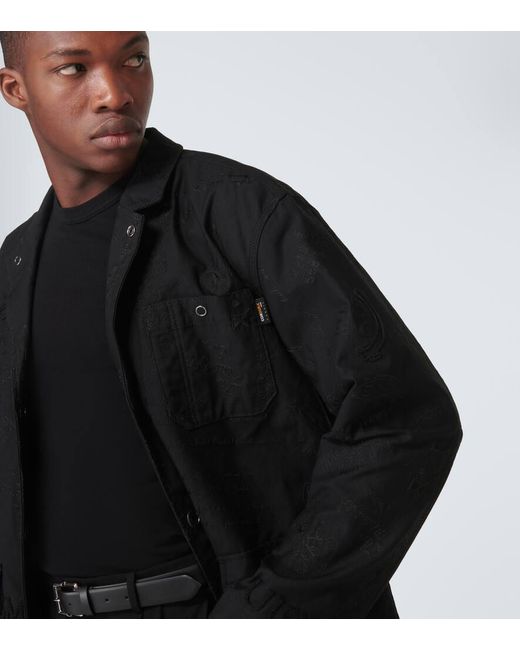 Undercover Black Cotton-blend Jacket for men