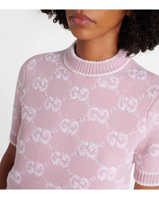 Gucci Pink Rosa Knitwear