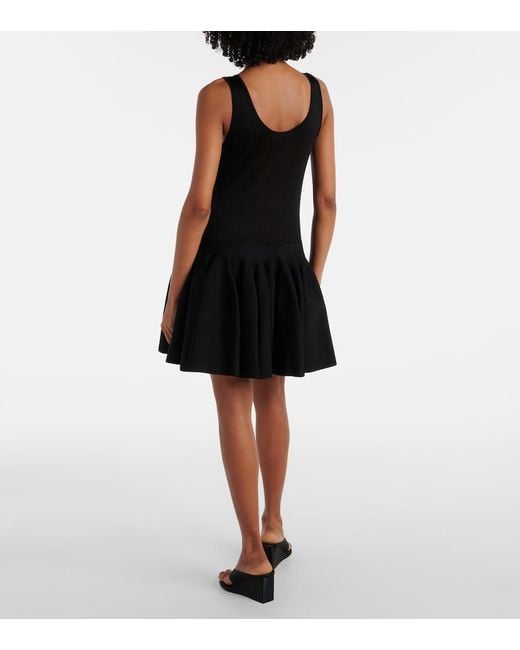 Alaïa Black Knitted Minidress