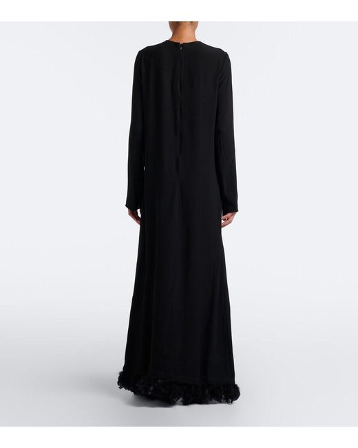 Plan C Black Robe Mit Federn