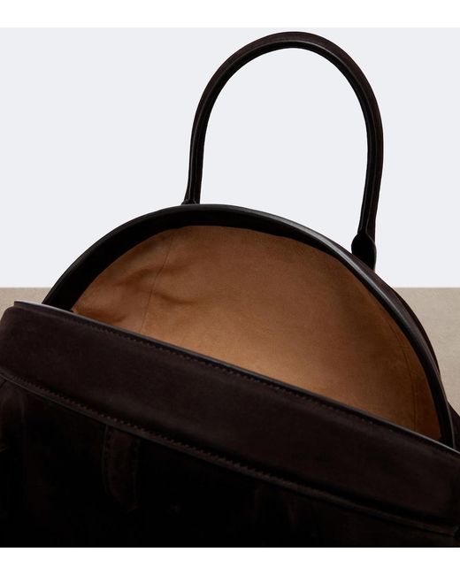 Alaïa Black Purse Small Suede Top-Handle Bag