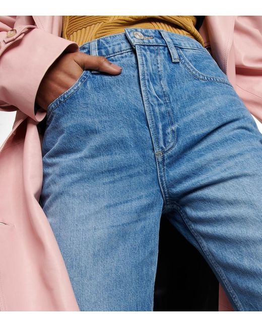 Jean Le High 'N' Tight A Taille Haute FRAME en coloris Blue