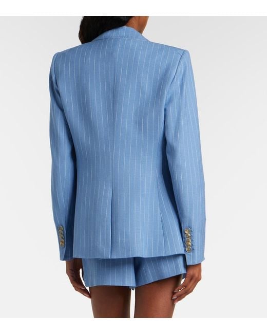 Veronica Beard Blue Miller Pinstripe Blazer