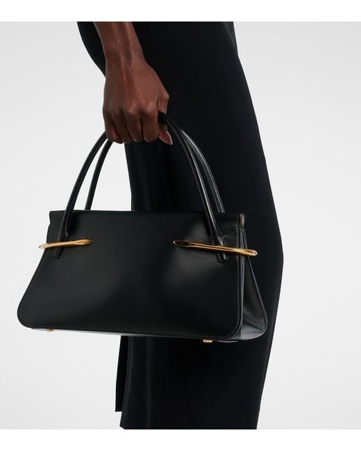 Givenchy Black Pinch Medium Leather Tote Bag