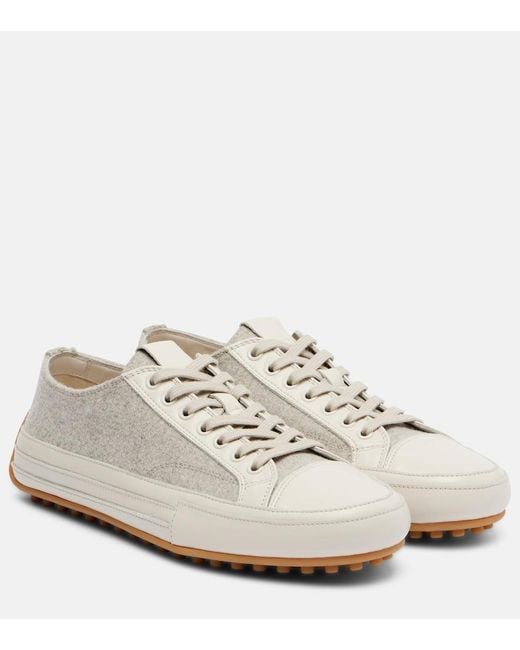 Tod's White Leather Sneakers