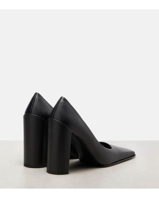 Alaïa Black Pumps Square Aus Leder
