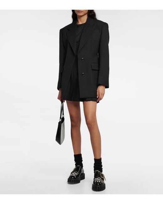 Roger Vivier Black Viv' Go-thick Patent Leather Platform Loafers