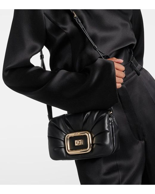 Sac Viv' Mini En Cuir Roger Vivier en coloris Black