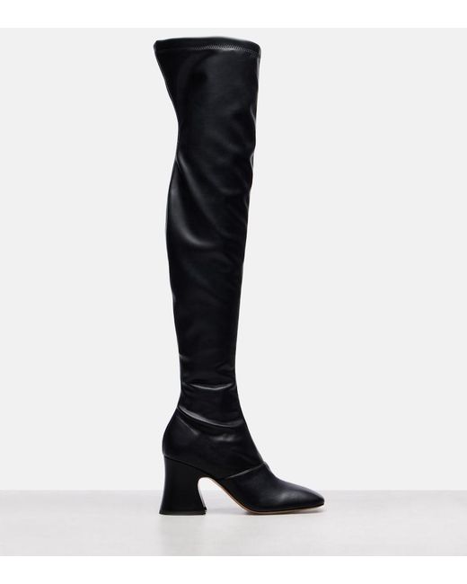 Chloé Black Janis 80 Over-The-Knee Boots