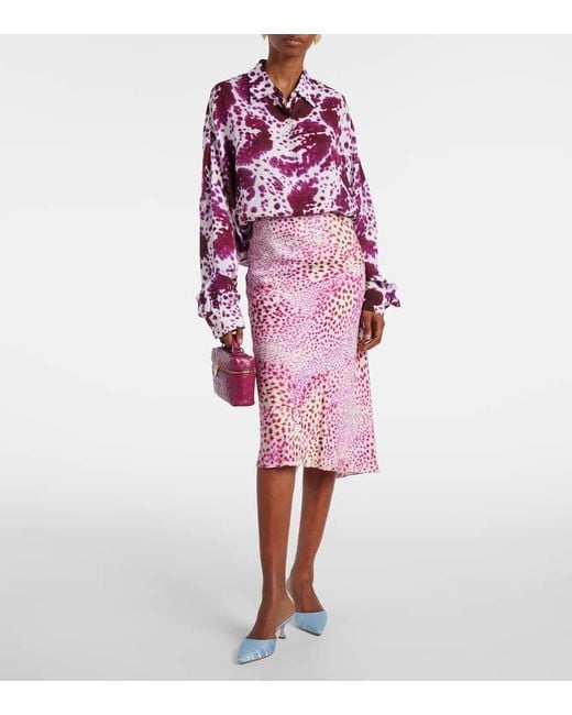 Manolo Blahnik Blue Mules Carolyne 50 Aus Satin