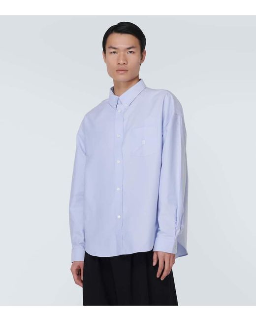 Givenchy Blue Cotton Shirt for men