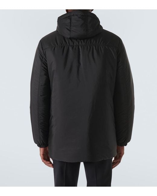 Prada Black Re-Nylon Padded Coat for men
