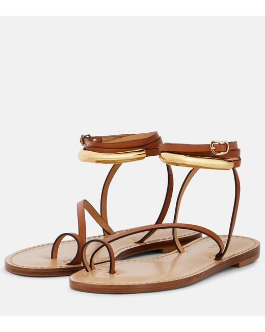 Amanu Brown Kalahari Leather Sandals