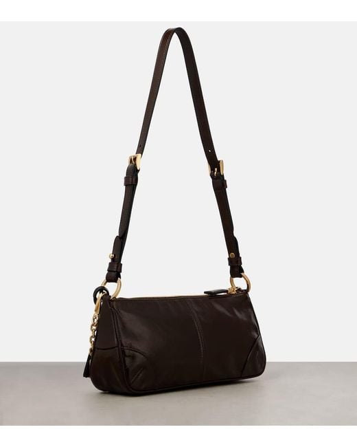 Prada White Schultertasche Bucket Bucket Aus Leder