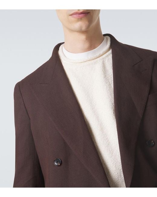Umit Benan White Ricky Cotton Sweater for men