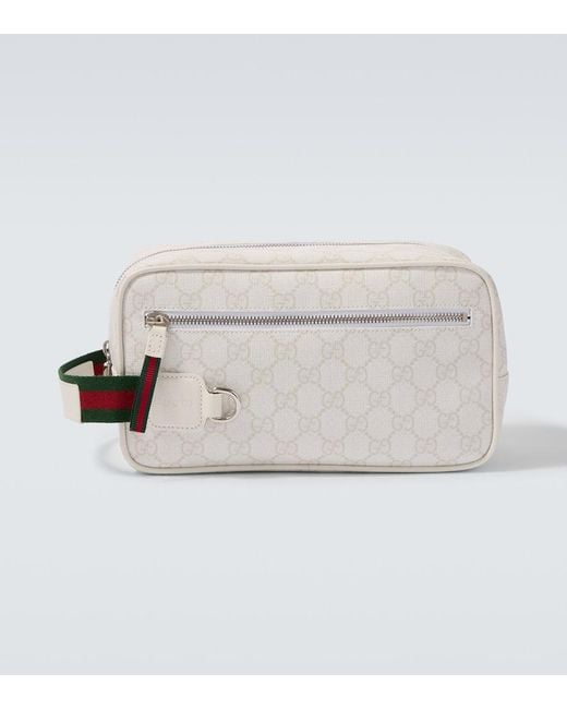 Gucci Natural Gg Supreme Toiletry Bag for men