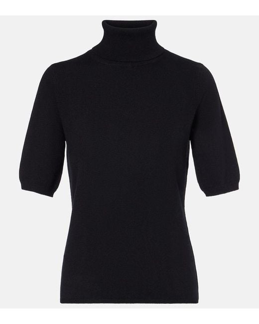 Jardin Des Orangers Black Cashmere Turtleneck Sweater