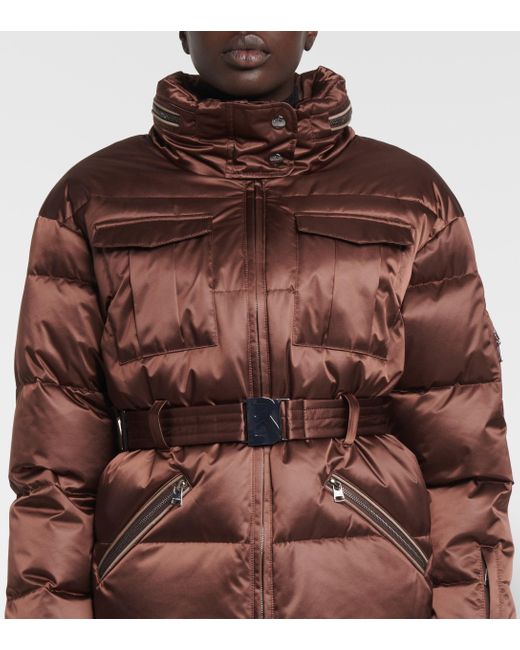 Adele LD Quilted Ski Jacket in Brown - Bogner