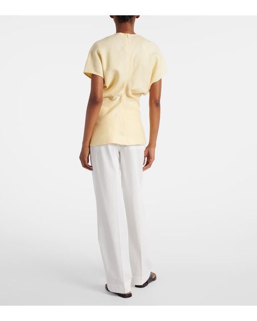 Totême Natural Gathered Top