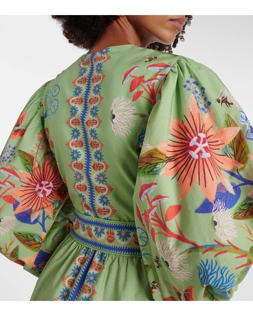 chinese dress ladies Blue Banana Grapes Sleeveless Lenzing™ Ecovero™ Maxi Dress