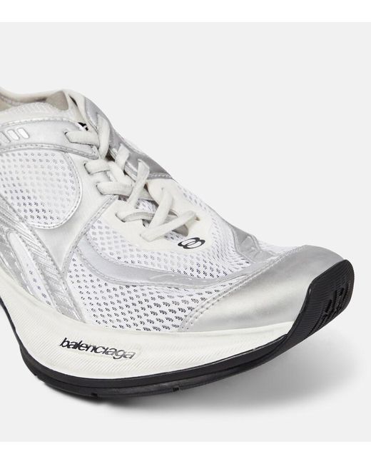 Balenciaga White "Circuit" Sneakers