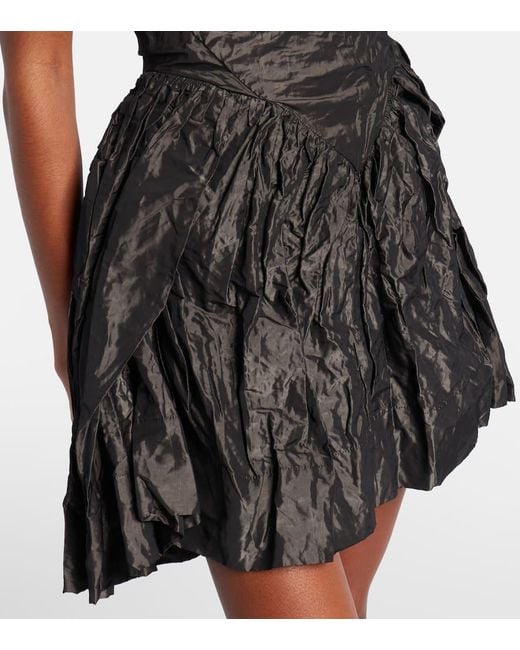 Vivienne Westwood Black Mini Sunday Draped Corset Dress