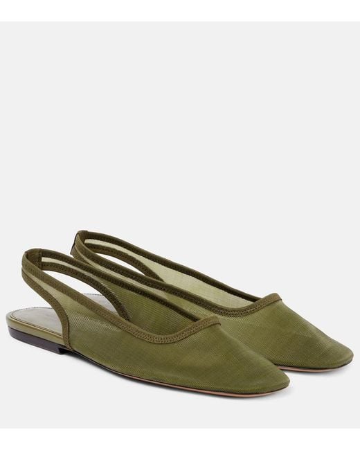 Ballerine di Dries Van Noten in Green